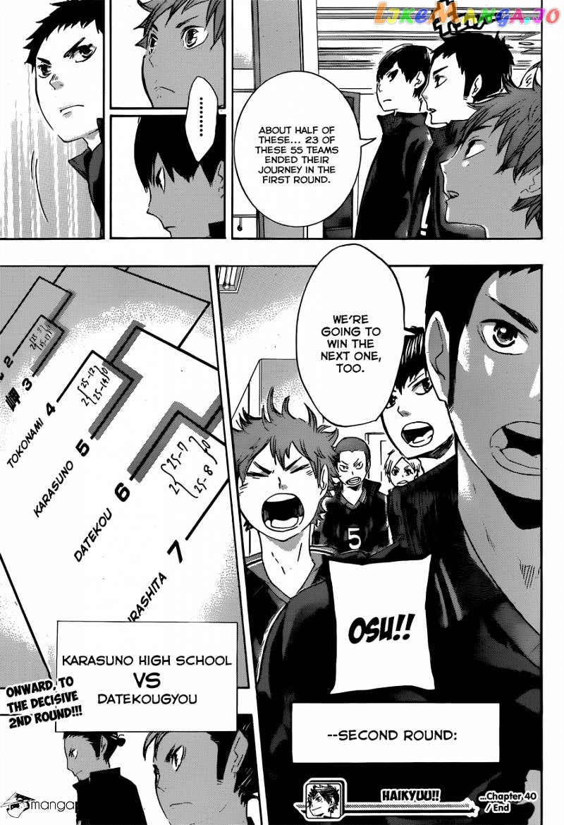 Haikyuu!!, Chapter 40 image 20